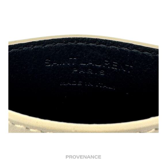 🔴 Saint Laurent Paris SLP Cardholder Wallet - Palms Stripe - Picture 7 of 7